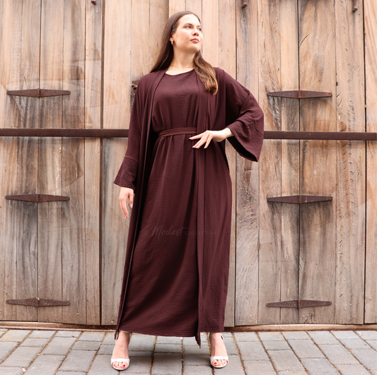 simple abaya abaya set plain abaya brown abaya